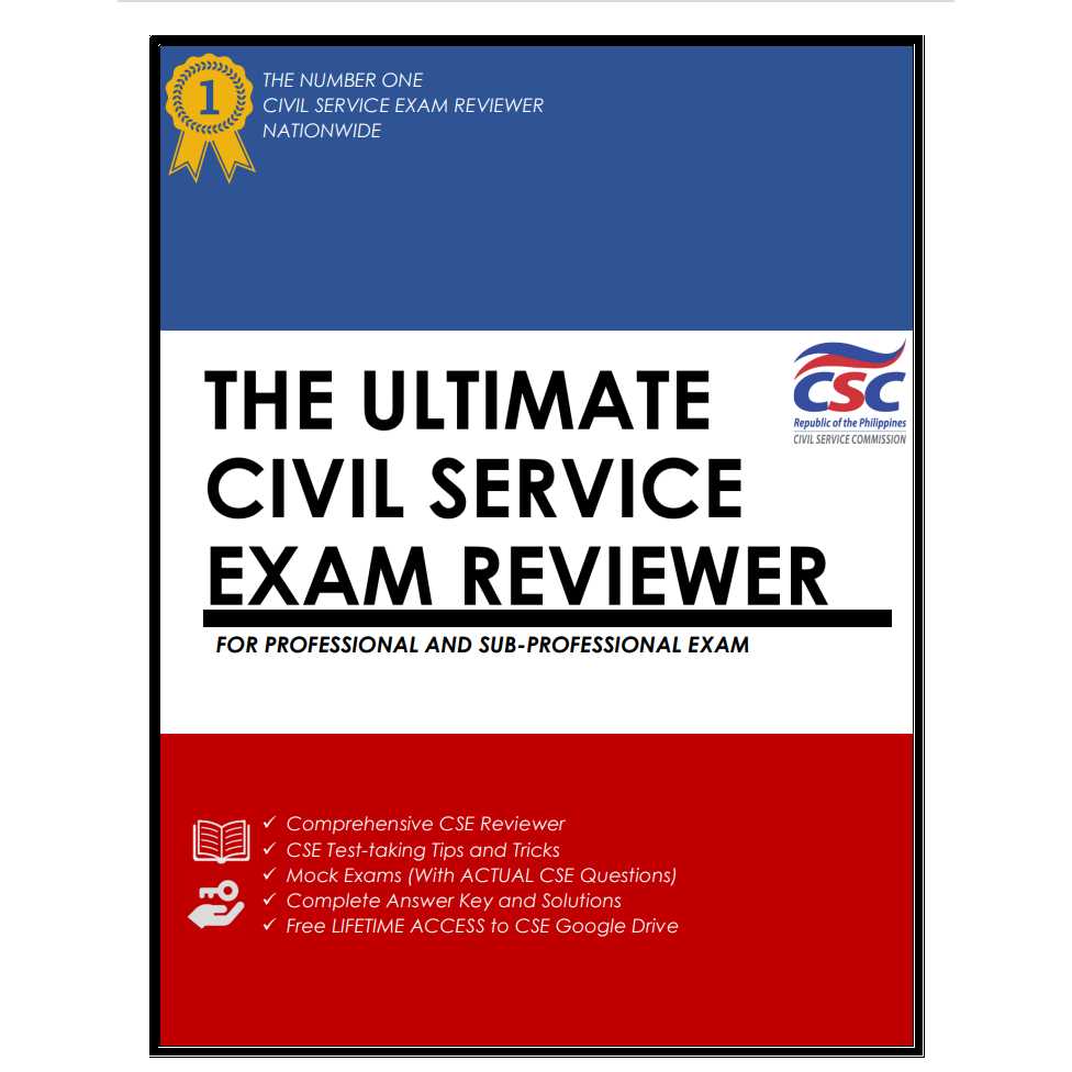 civil service exam questions and answers