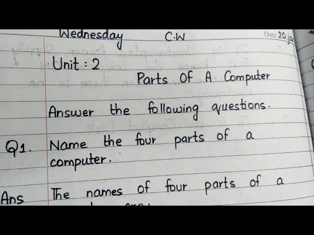 computer question and answer