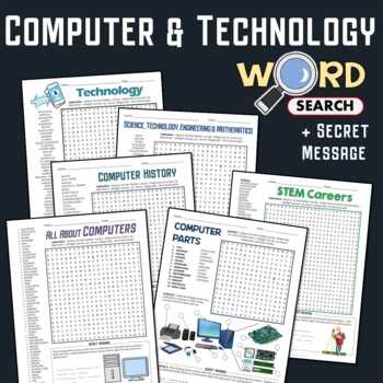 computer terms word search answers