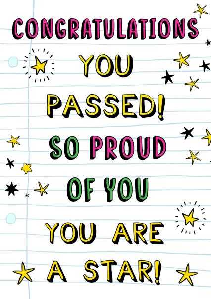 congratulation messages for passing exams