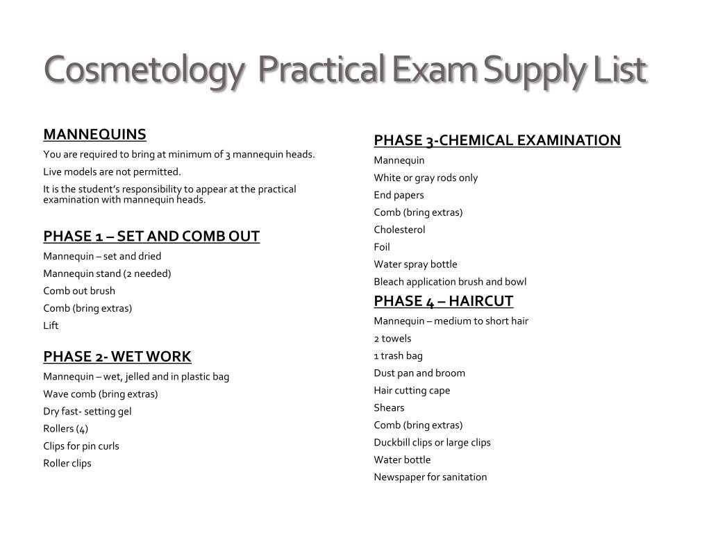 cosmetology practice exam 1