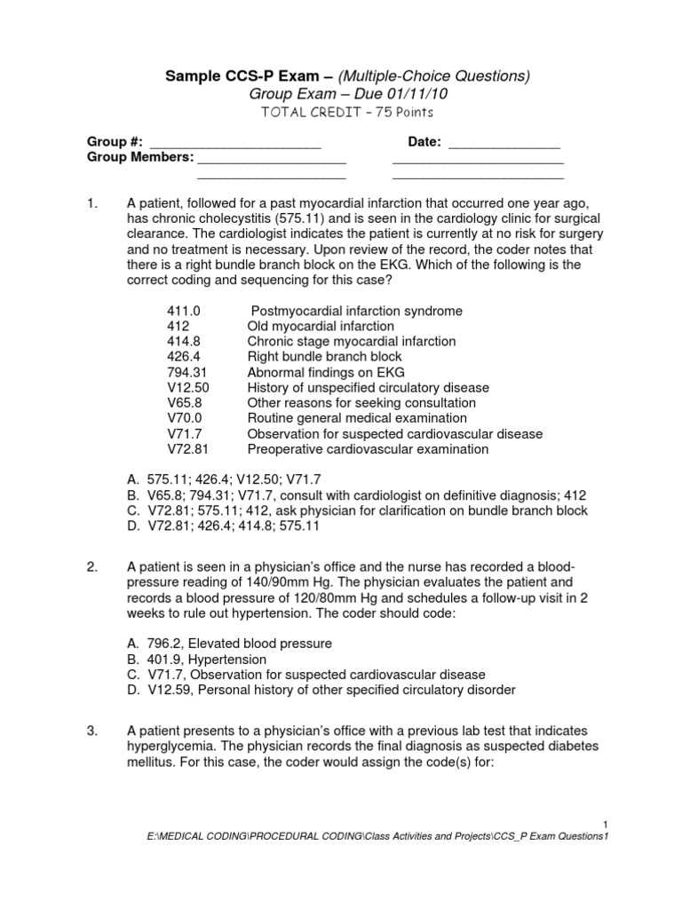 cpc coding exam sample questions