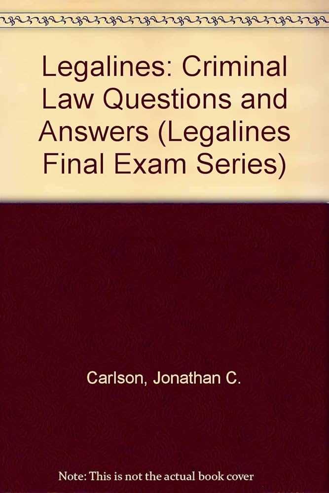 criminal law final exam answers