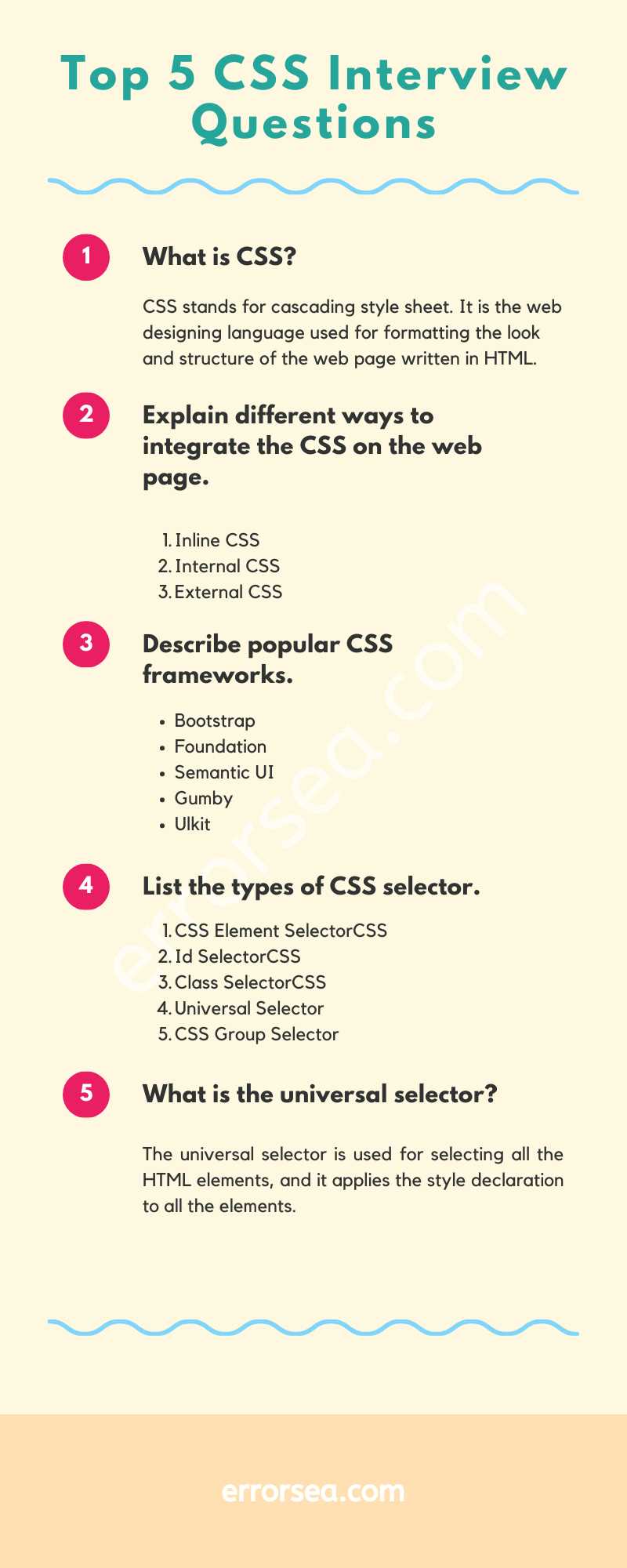 css exam questions and answers