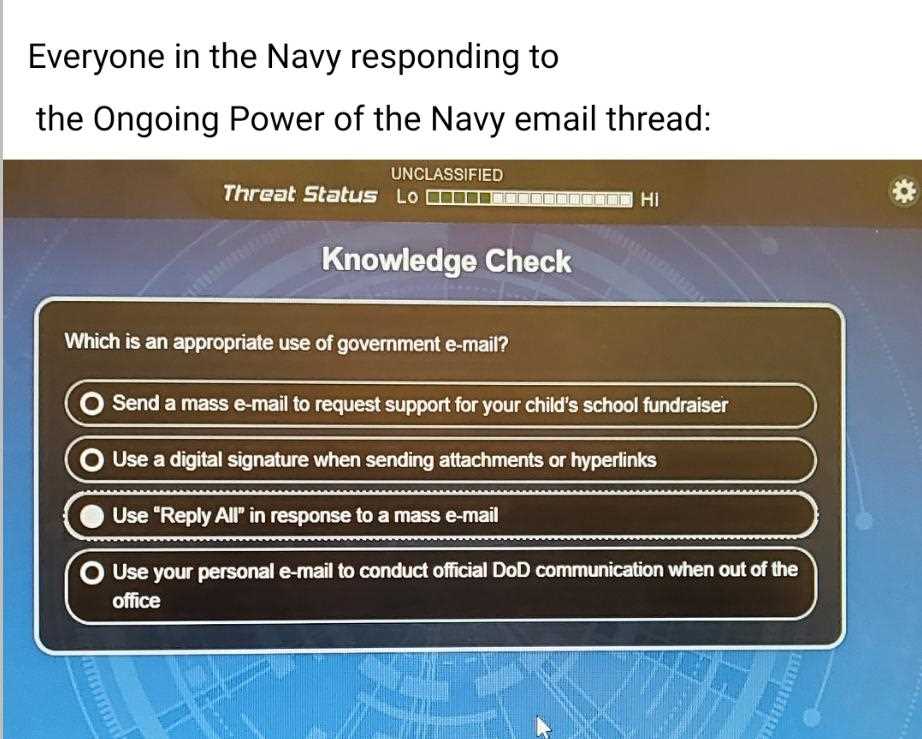 cyber awareness challenge answers