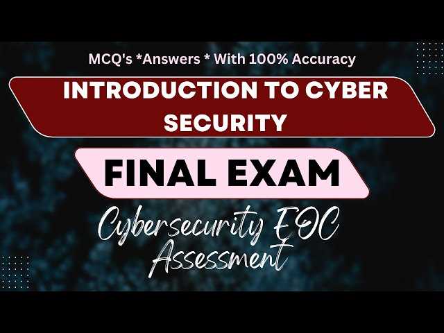 cyber security exam answers