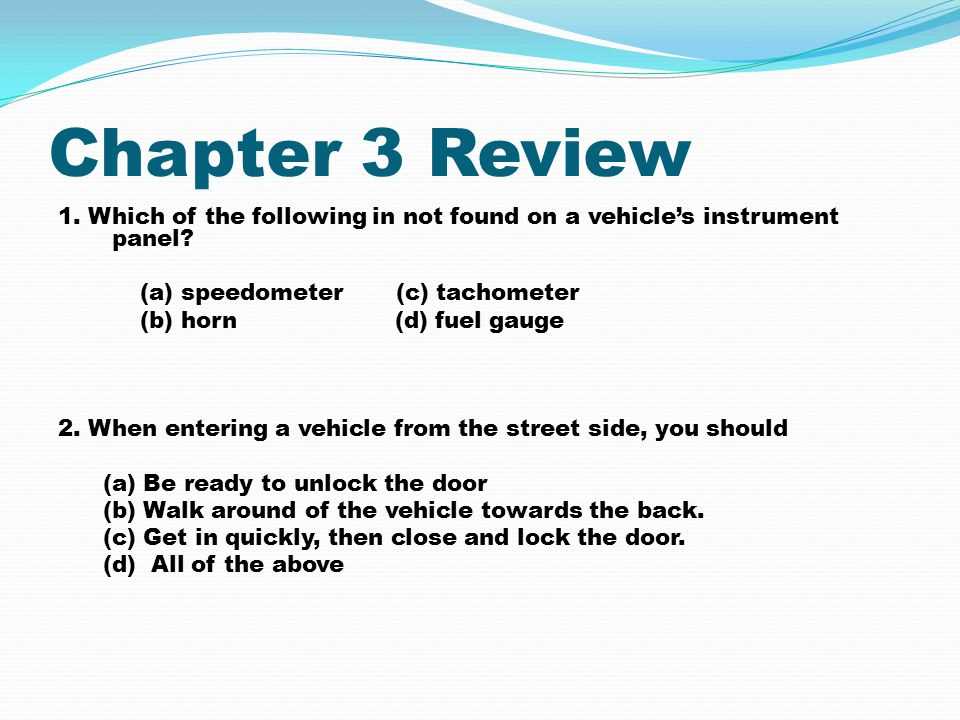 drive right chapter 15 answers