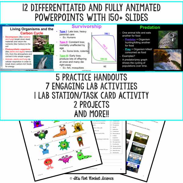 ecology unit review answers