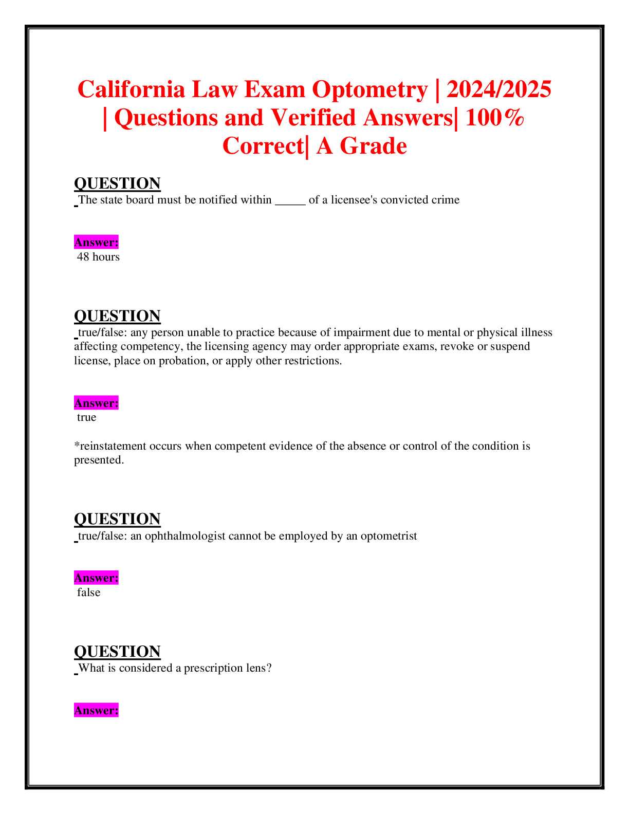 evidence law exam questions and answers