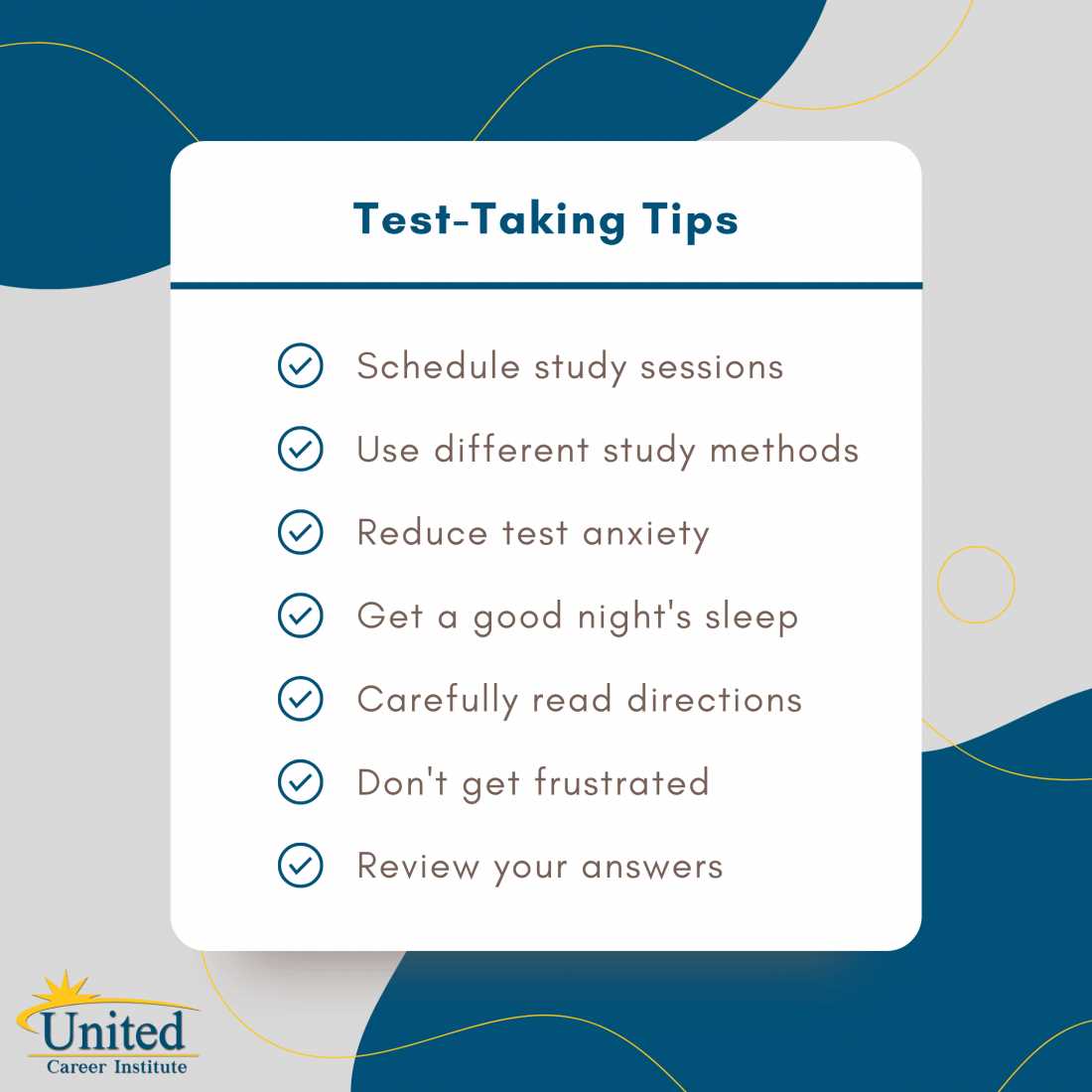 exam answering techniques