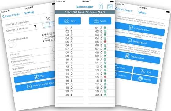 exam answers app