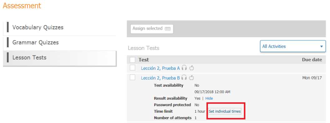 examen leccion 2 answer key