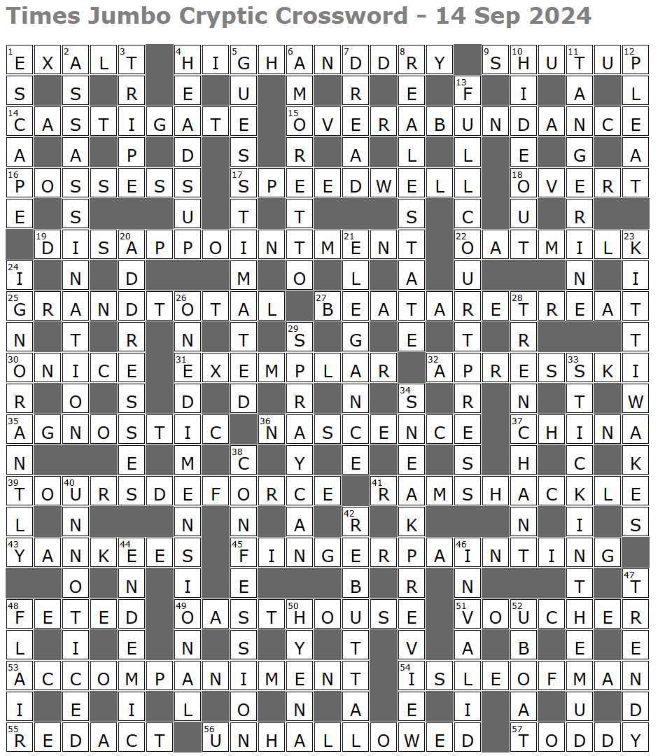 examine thoroughly crossword clue