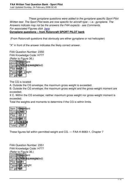 faa pre solo written exam answers