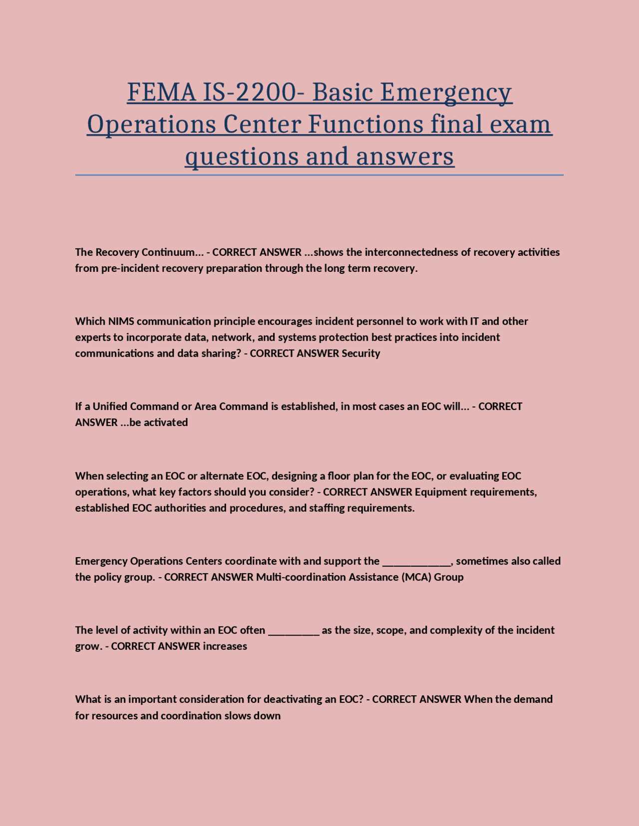 fema 907 test answers