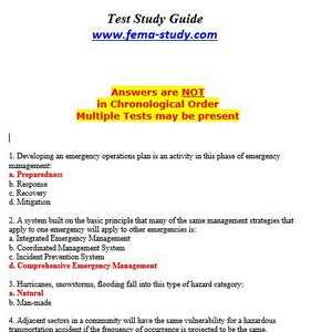 fema 907 test answers