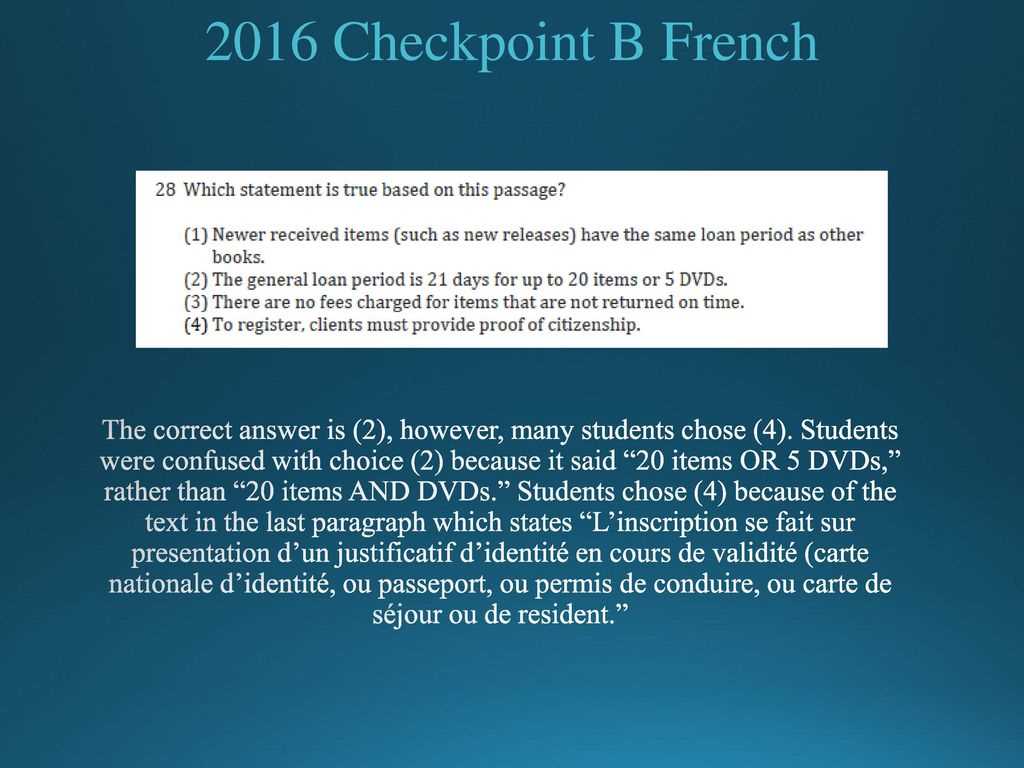 flacs checkpoint b spanish exam june 2015 answers