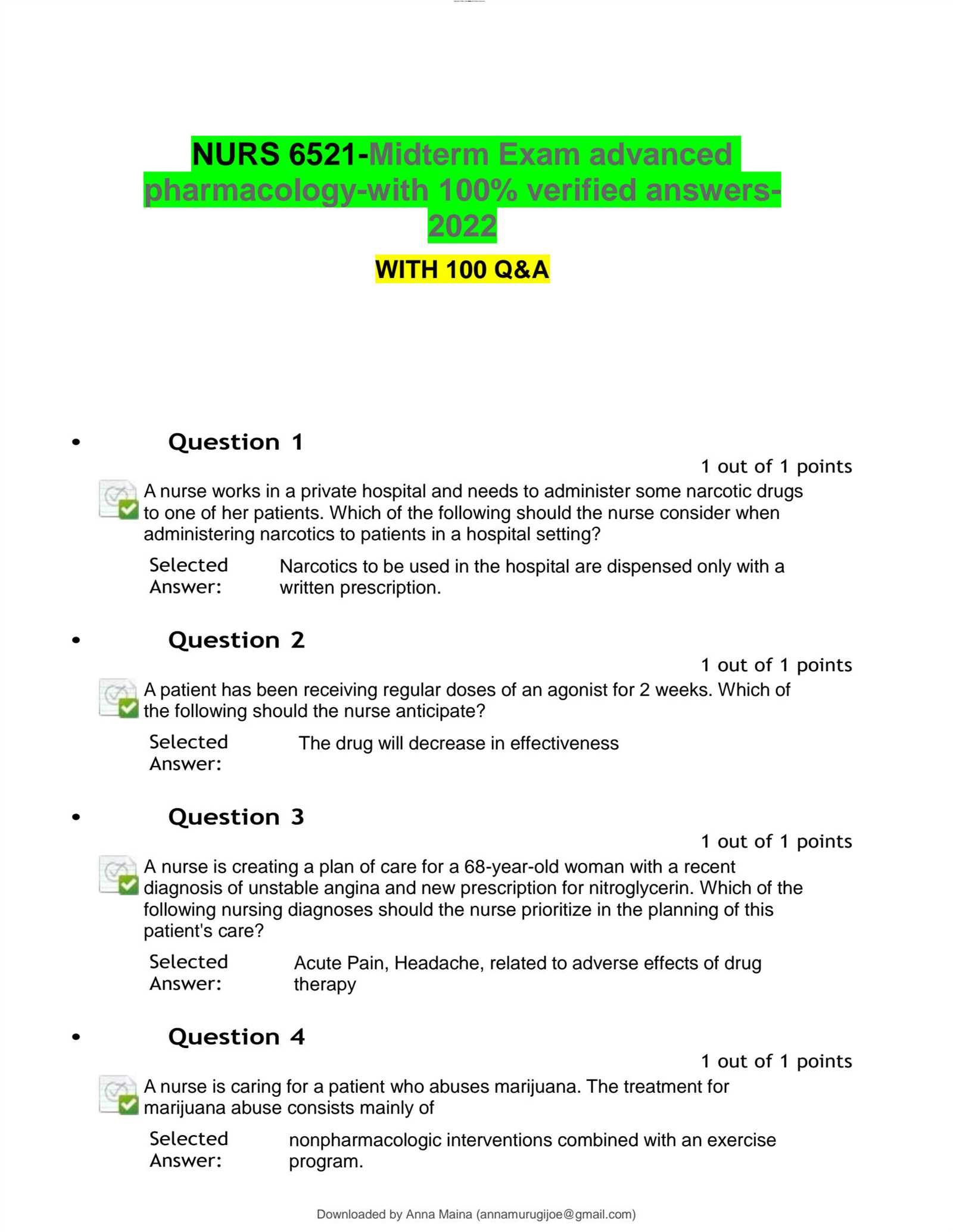 forensic science midterm exam answers