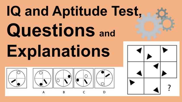 free printable iq test with answers