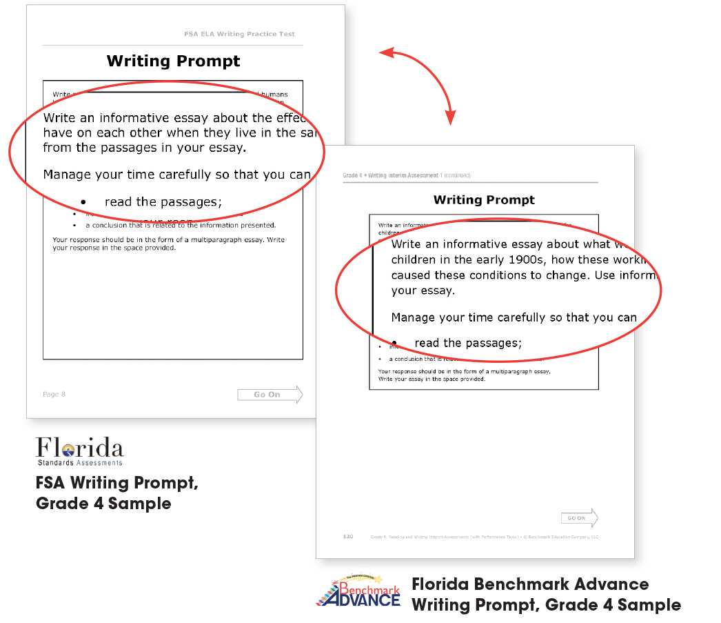 fsa ela writing practice test answers