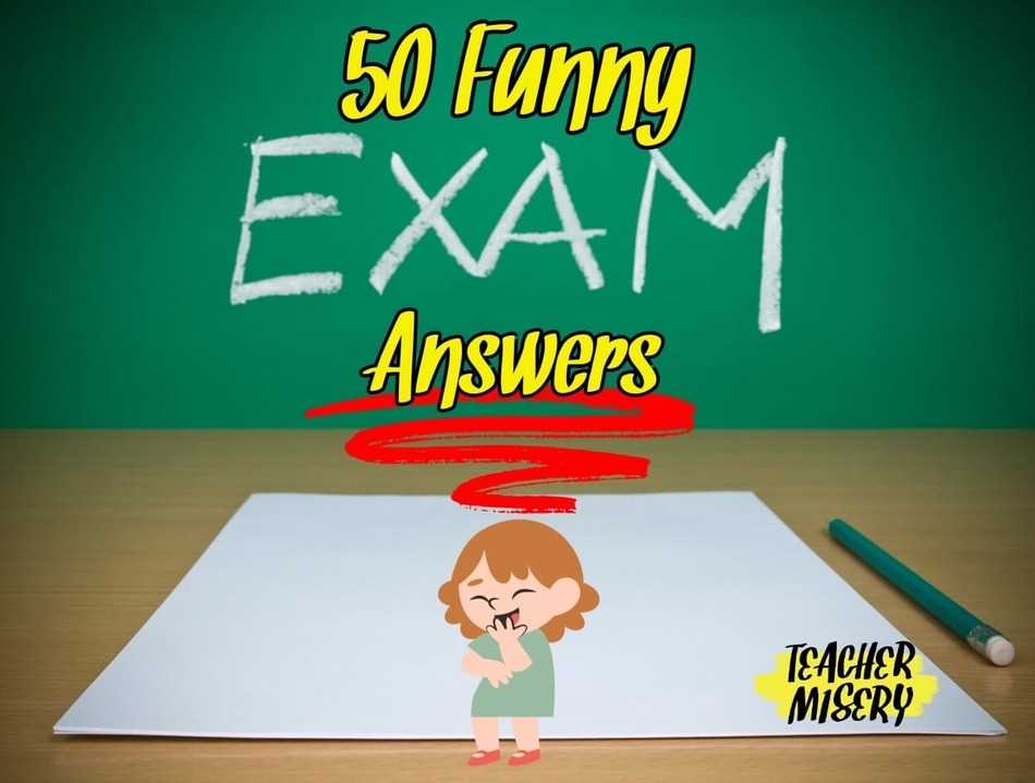 funny exam answers from students