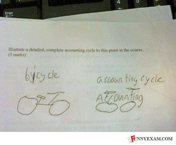 funny math exam answers