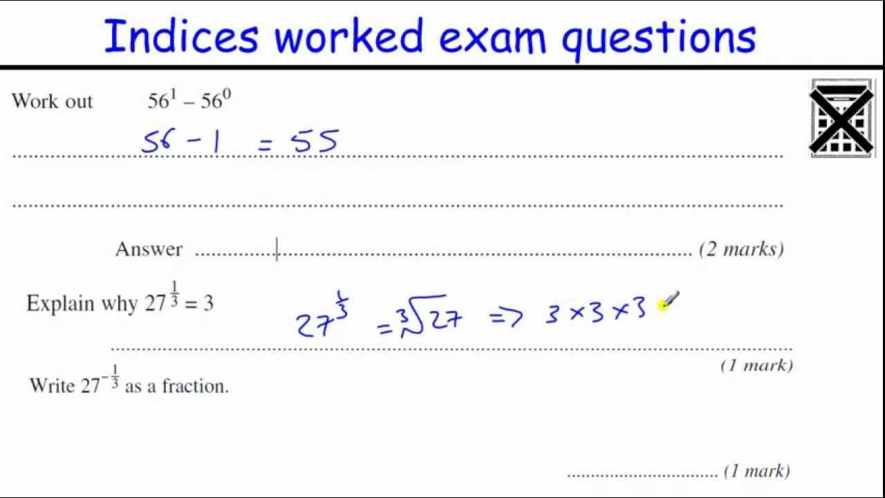 gcse exam questions