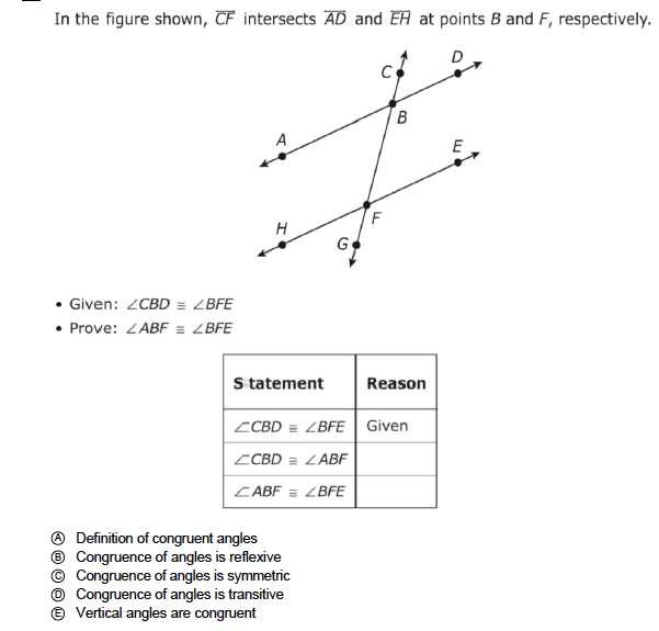 geometry practice test answers