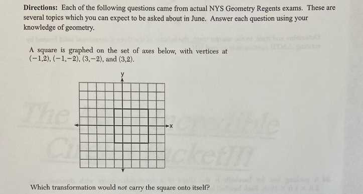 geometry regents answers