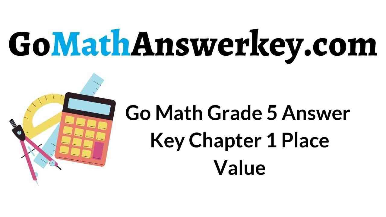 go math fifth grade answer key