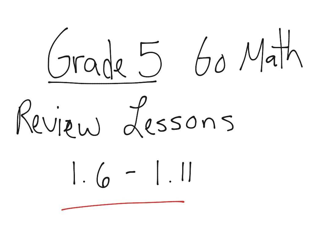 go math fifth grade answer key