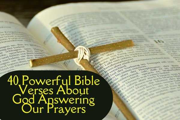 god answers prayers verse