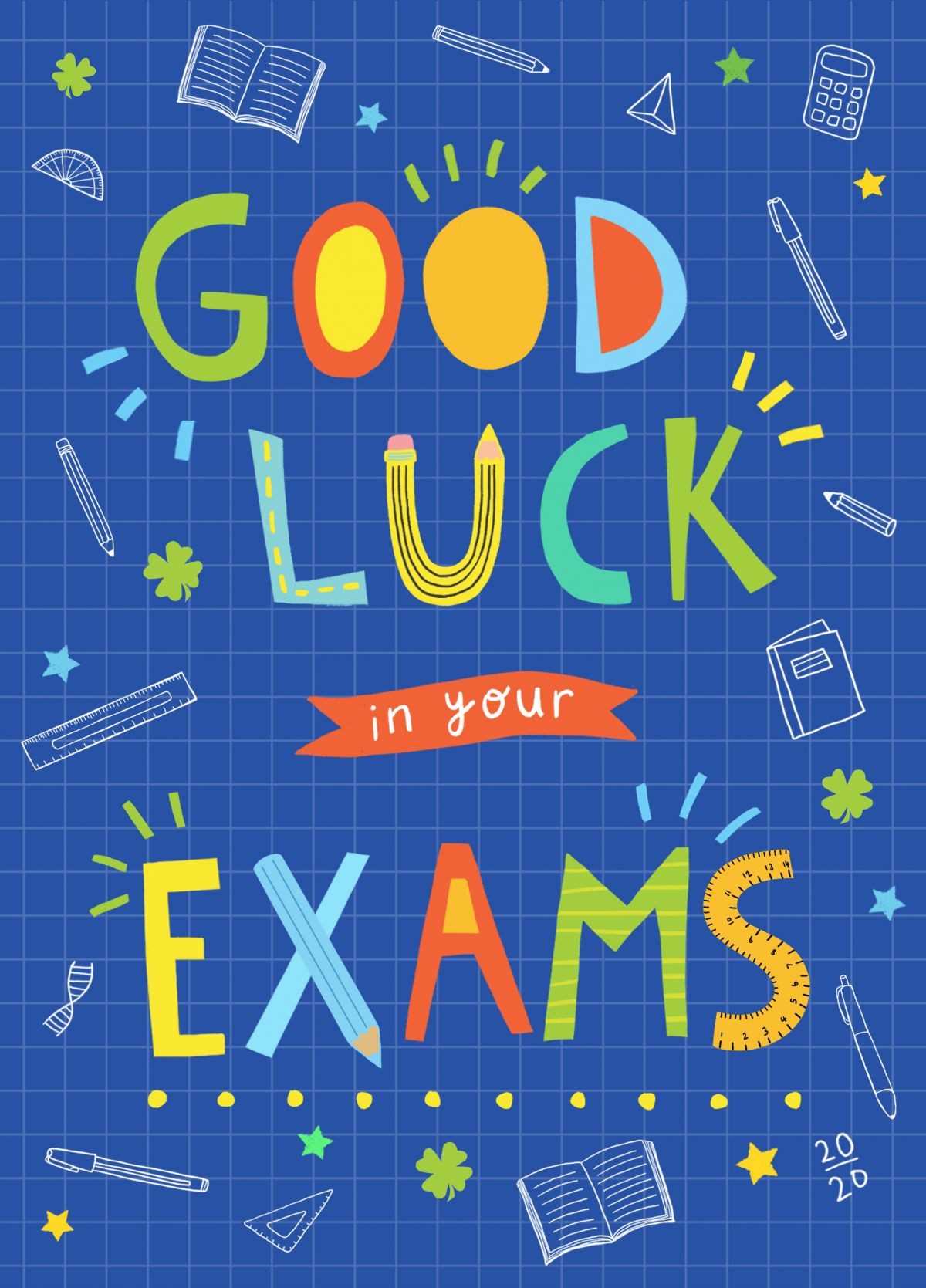 good luck for exam