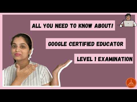 google certified educator level 1 exam questions and answers