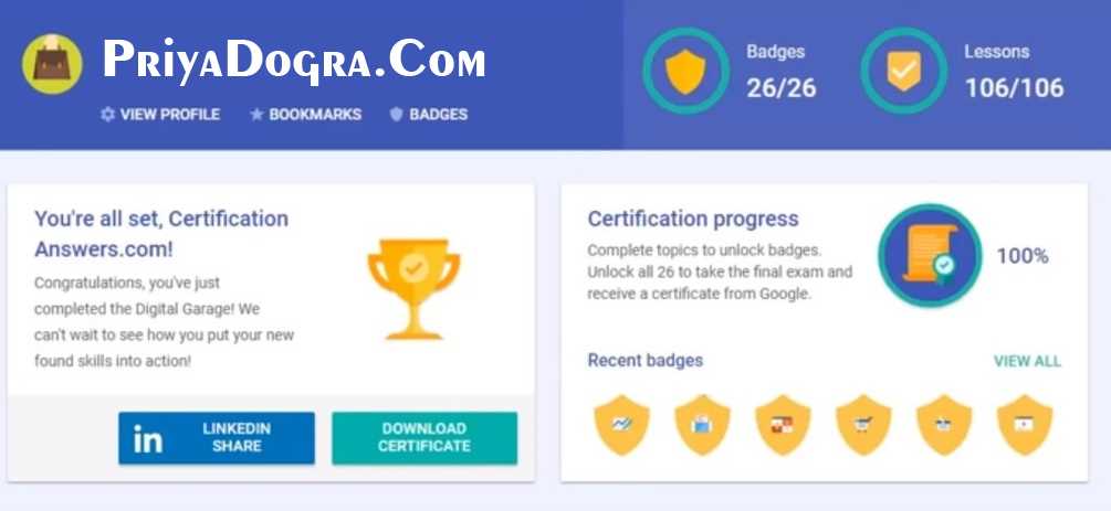 google digital garage final exam answers 2025