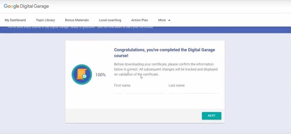 google digital garage final exam answers 2025