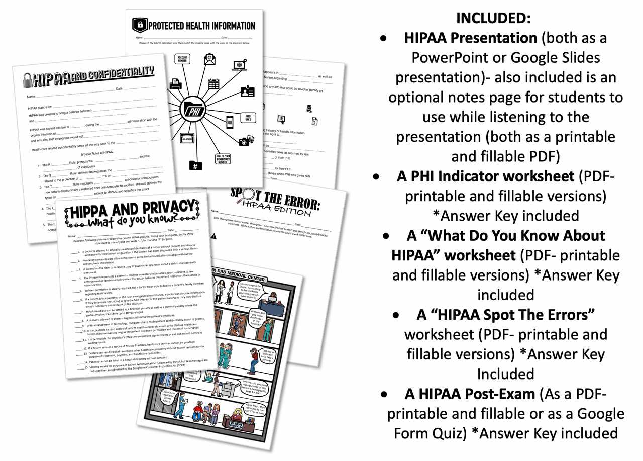 hipaa questions and answer test