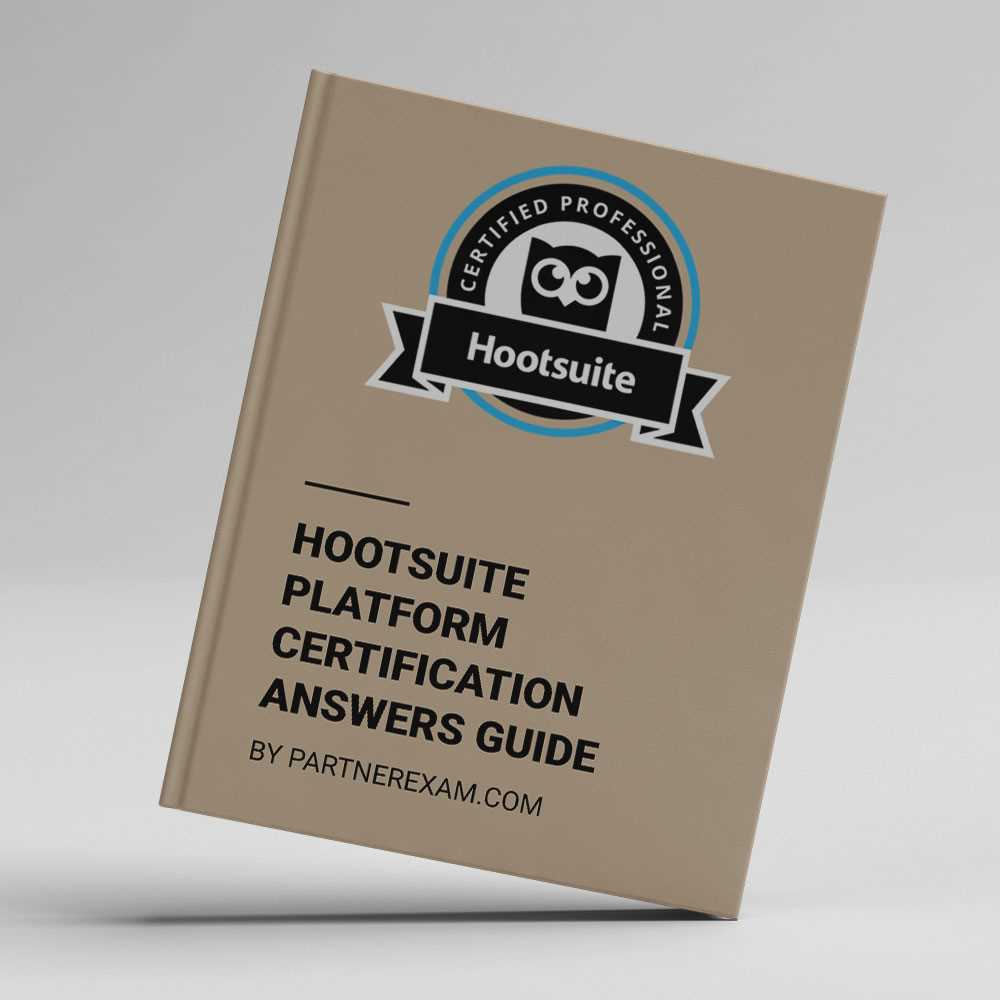 hootsuite social media marketing certification exam answers