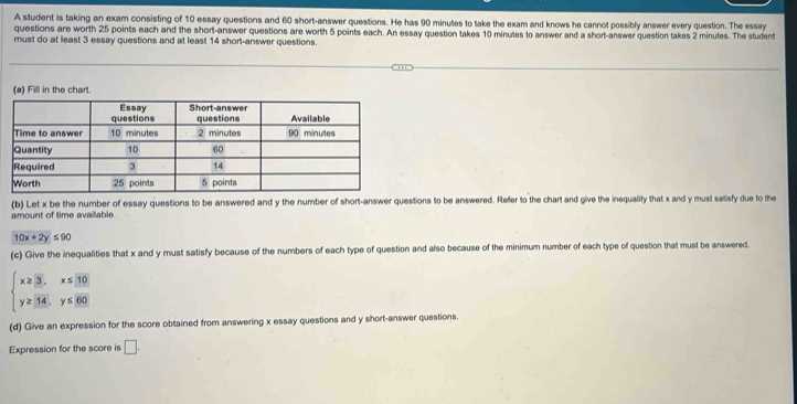 how to answer essay questions on an exam