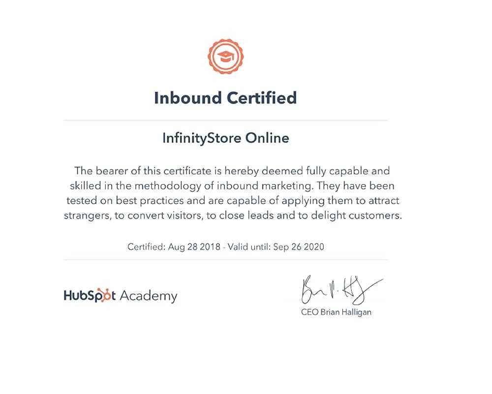 hubspot inbound exam answers