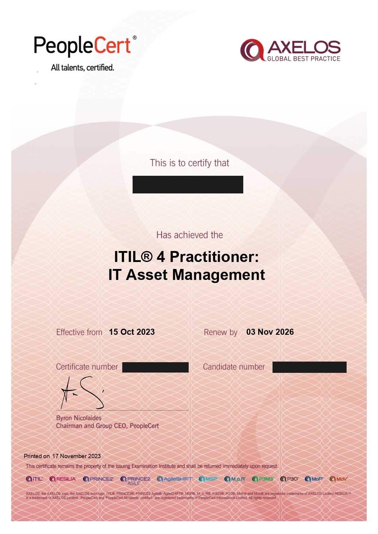 itil certification exam questions answers