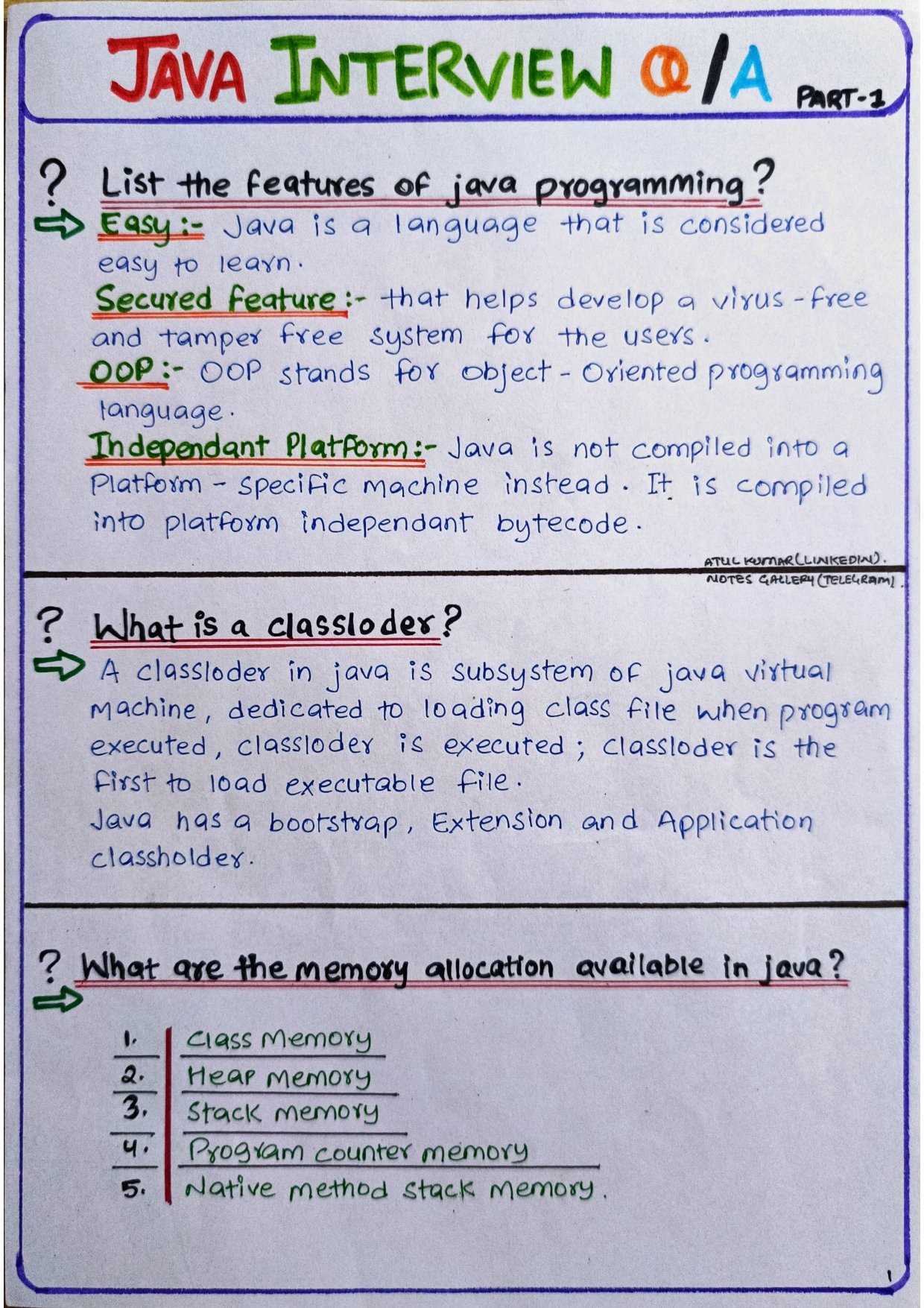java exam questions and answers