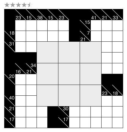 kakuro puzzles with answers printable