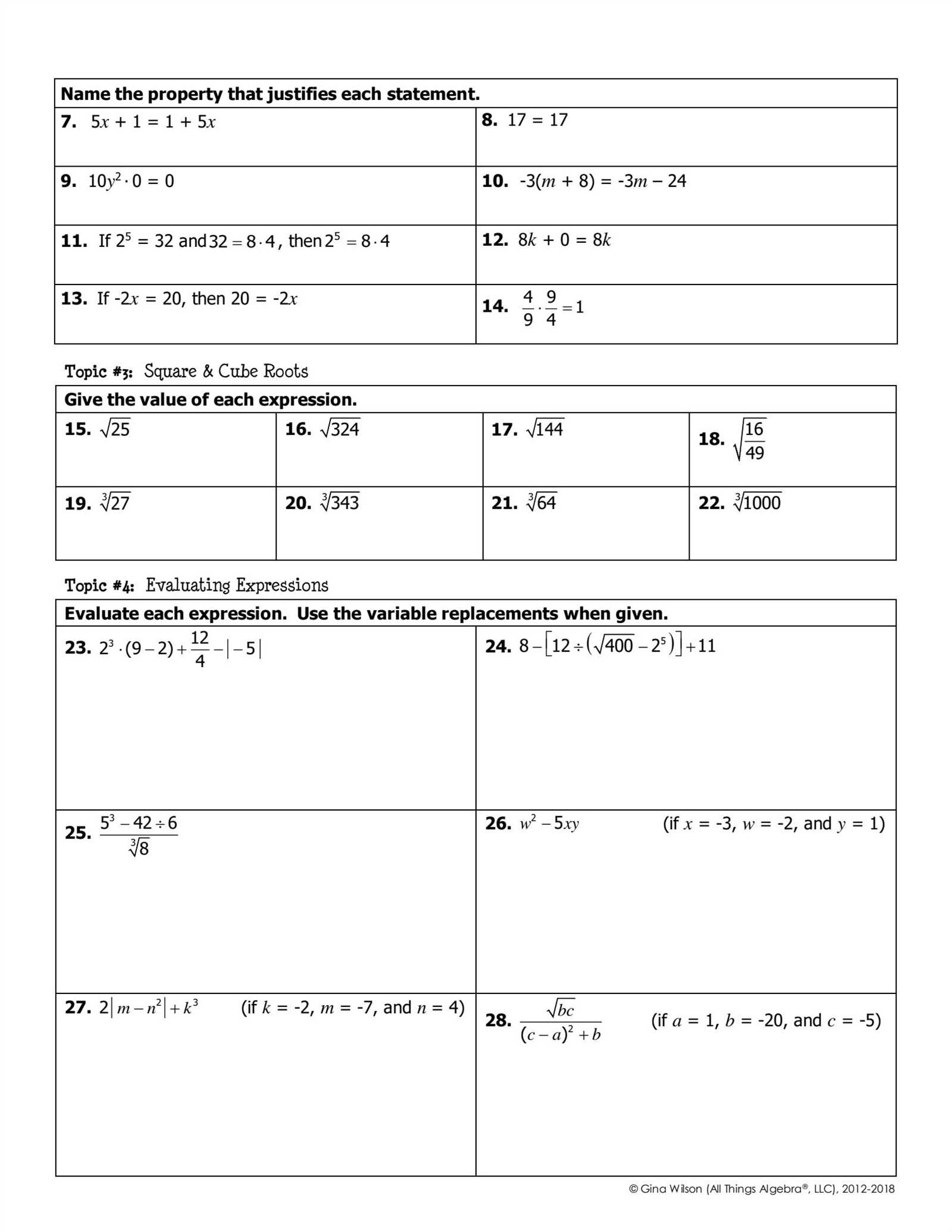 keystone packet answers