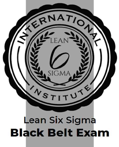 lean six sigma black belt exam answers