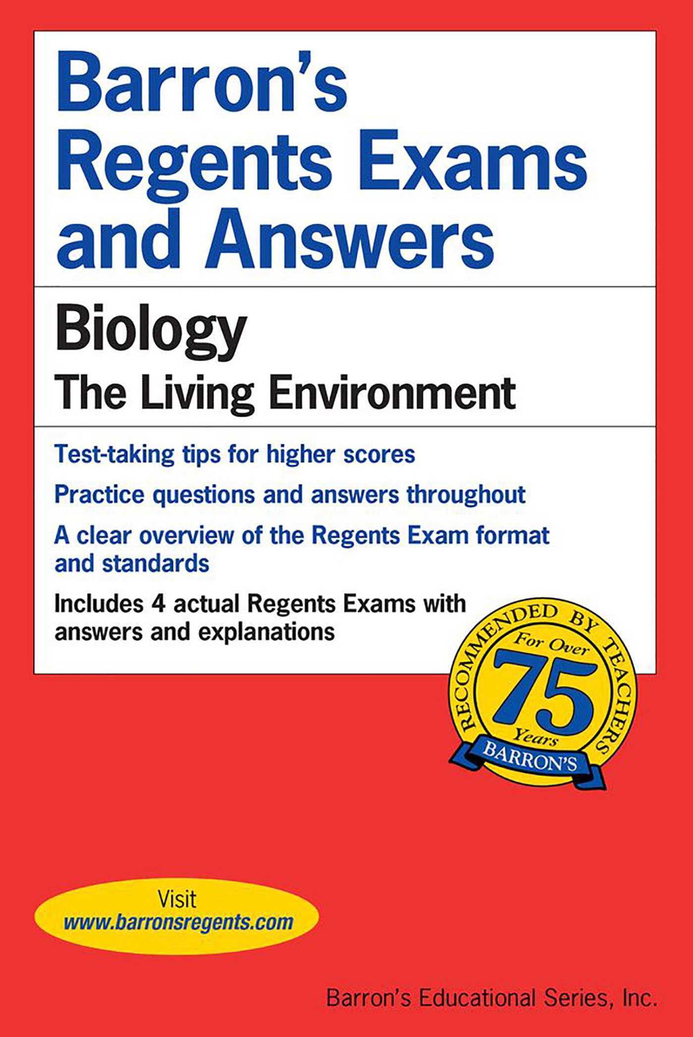 living environment final exam answers