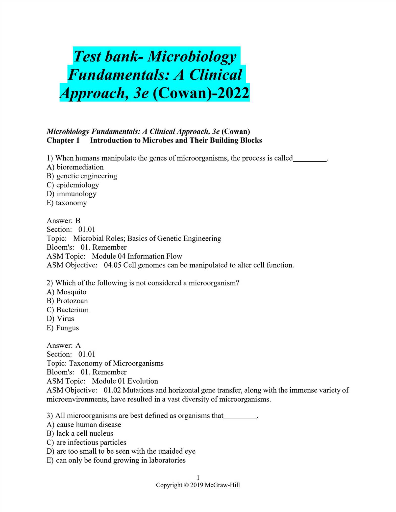 microbiology exam 3