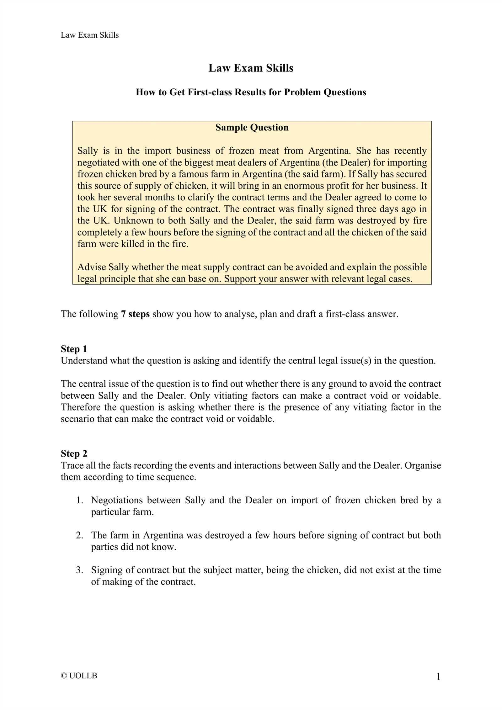 morgan evidence exam 1946 answers