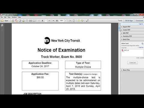 mta exam application