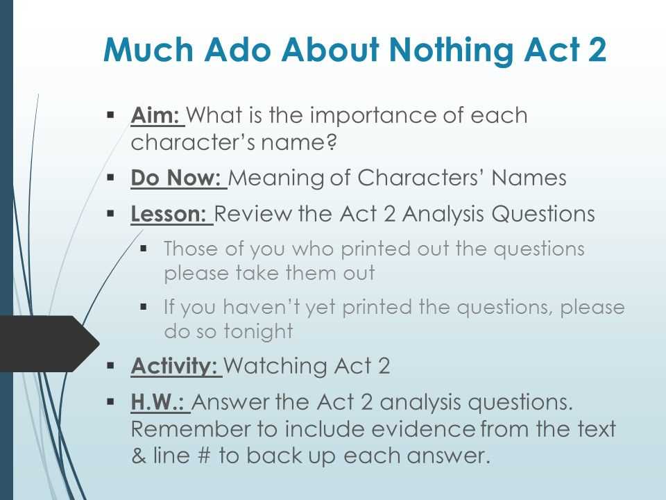 much ado about nothing exam questions and answers